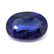 0.89 ct Rich Blue Oval Natural Blue Sapphire