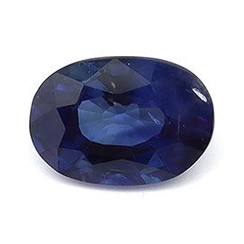 1.04 ct Oval Natural Blue Sapphire : Fine Blue