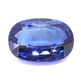 3.10 ct Oval Natural Blue Sapphire : Fine Blue