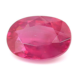 0.72 ct Oval Natural Ruby : Red