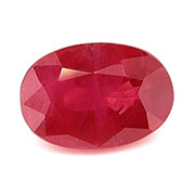 0.82 ct Rich Pigeon Blood Red Oval Natural Ruby