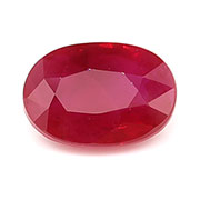 0.51 ct Red Oval Natural Ruby