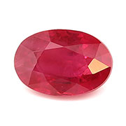 0.71 ct Pigeon Blood Red Oval Natural Ruby