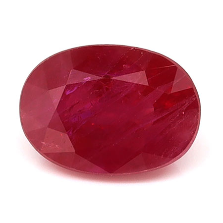 1.09 ct Oval Natural Ruby : Red