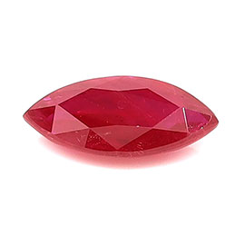 1.00 ct Marquise Natural Ruby : Rich Red