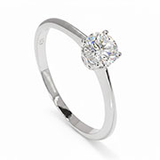 18K White Gold 0.50ct Diamond Ring