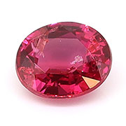 0.45 ct Rich Pigeon Blood Red Oval Natural Ruby