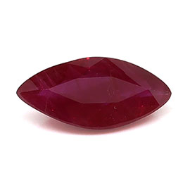 0.52 ct Marquise Natural Ruby : Red