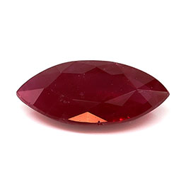 1.02 ct Marquise Natural Ruby : Rich Red