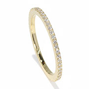 18K Yellow Gold 0.33cttw Diamond Band