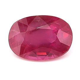 1.03 ct Oval Natural Ruby : Pinkish Red
