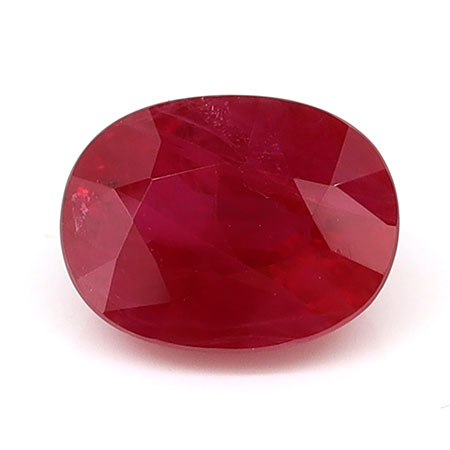 2.05 ct Oval Natural Ruby : Rich Red