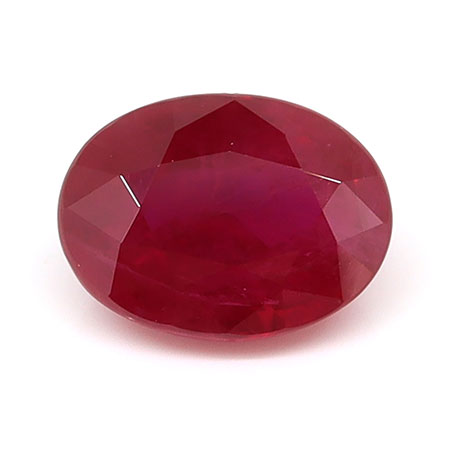2.07 ct Oval Natural Ruby : Rich Red