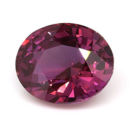 1.52 ct Oval Natural Pink Sapphire : Rich Pink