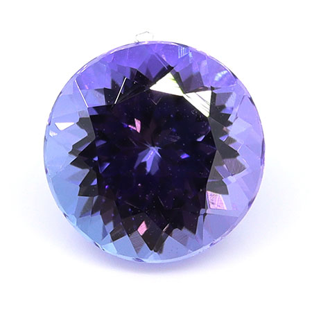 1.62 ct Round Natural Tanzanite : Violet Blue