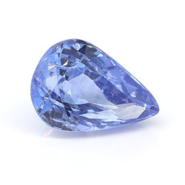 1.38 ct Pear Shape Natural Blue Sapphire : Cornflower Blue