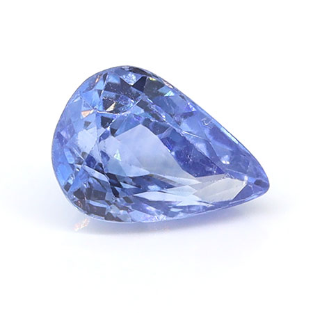 1.38 ct Pear Shape Natural Blue Sapphire : Cornflower Blue