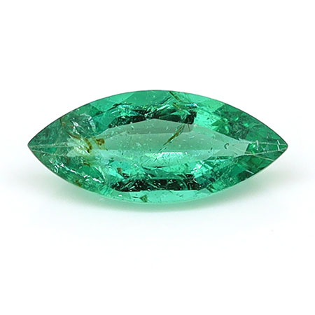 0.56 ct Marquise Natural Emerald : Grass Green