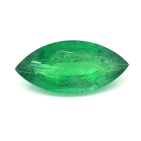 0.58 ct Marquise Natural Emerald : Grass Green