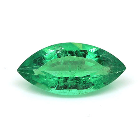 0.46 ct Marquise Natural Emerald : Grass Green