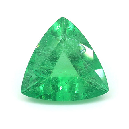 1.54 ct Trillion Natural Emerald : Grass Green