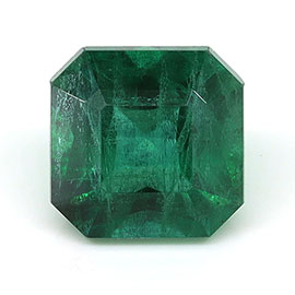 1.31 ct Emerald Cut Natural Emerald : Grass Green