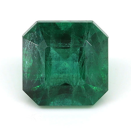 1.31 ct Emerald Cut Natural Emerald : Grass Green