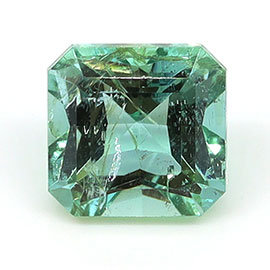 0.57 ct Emerald Cut Natural Emerald : Fine Green