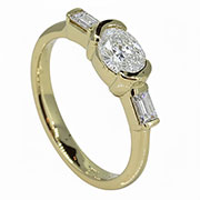 14K Yellow Gold 0.70cttw Diamond Ring