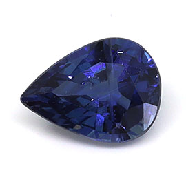0.47 ct Pear Shape Natural Blue Sapphire : Fine Blue
