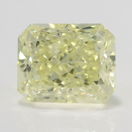 0.42 ct Radiant Natural Diamond : Fancy Intense Yellow / VS2