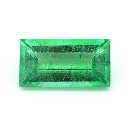 0.35 ct Baguette Natural Emerald : Light Green