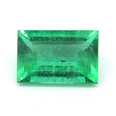 0.59 ct Baguette Natural Emerald : Grass Green