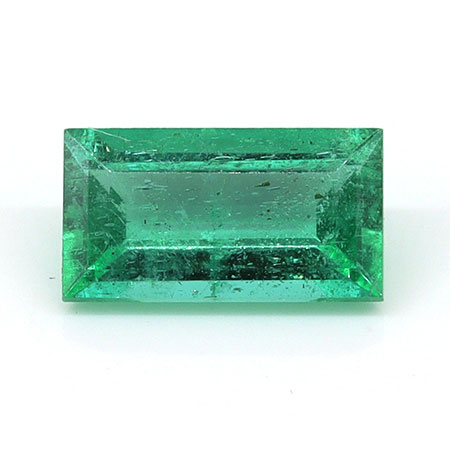 0.50 ct Baguette Natural Emerald : Grass Green