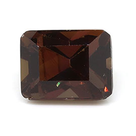 1.33 ct Emerald Cut Natural Pink Sapphire : Brownish Pink
