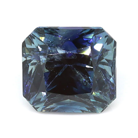 1.21 ct Radiant Natural Blue Sapphire : Blue