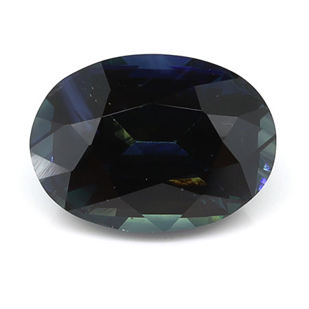2.67 ct Oval Natural Blue Sapphire : Darkish Blue
