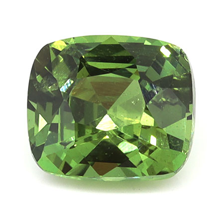 1.57 ct Cushion Cut Natural Green Sapphire : Green