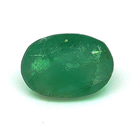 0.24 ct Oval Natural Emerald : Grass Green