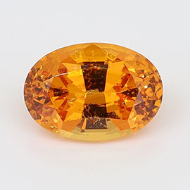 1.15 ct Oval Natural Spessartite Garnet : Rich Orange
