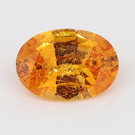 0.90 ct Oval Natural Spessartite Garnet : Rich Orange