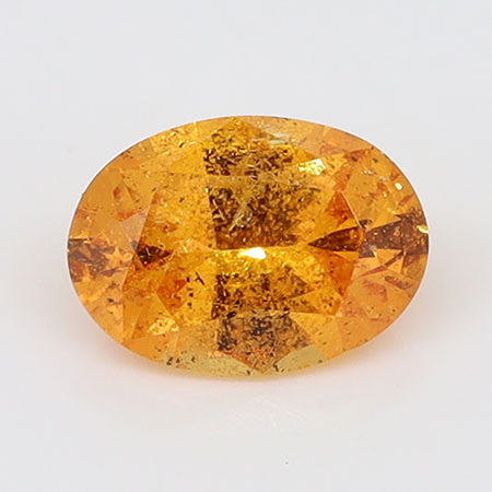 0.87 ct Oval Natural Spessartite Garnet : Rich Orange