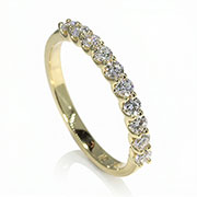 14K Yellow Gold 0.50ct Diamond Band