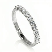 Platinum 0.50ct Diamond Band