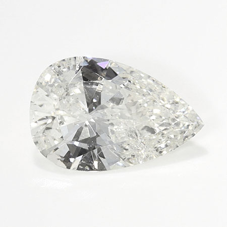 0.77 ct Pear Shape Natural Diamond : I / SI2