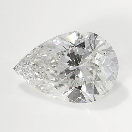 0.70 ct Pear Shape Natural Diamond : F / SI2