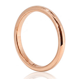 14K Rose Gold Band