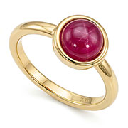 18K Yellow Gold 1.84ct Ruby Ring