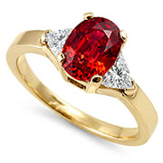 18K Yellow Gold 2.00cttw Ruby & Diamond Ring