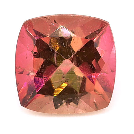 1.60 ct Cushion Cut Natural Tourmaline : Rich Pink